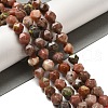 Natural Plum Blossom Jasper Beads Strands G-K382-B04-03-2