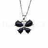 Crystal Butterfly Necklace Pendant Fashion Ornament Minimalist Pendant AM7436-1-1