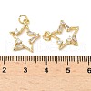 Brass Micro Pave Cubic Zirconia Pendants KK-Q068-64G-3