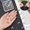 SUNNYCLUE 36Pcs 9 Style 304 Stainless Steel Clip-on Earring Findings STAS-SC0003-70-3
