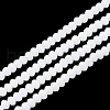 Opaque Solid Color Glass Beads Strands GLAA-S178-12C-06-1