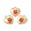 Alloy Enamel Pendants PALLOY-I217-18G-3