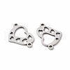 201 Stainless Steel Connector Charms STAS-K251-085P-2