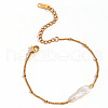 Mother's Day Jewellery Nuggets Natural freshwater Pearls Link Bracelets VQ6505-2-1
