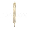 3 Rows Brass Crystal Rhinestone Cup Chain Big Pendants KK-A167-04KCG-2