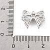 Brass Micro Pave Clear Cubic Zirconia Pendants KK-K371-29C-P-3