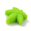 Maple Leaf Silicone Beads SIL-WH0010-18A-2