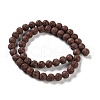 Synthetic Lava Rock Dyed Beads Strands G-H311-08B-02-3