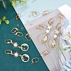 CREATCABIN 50Pcs Brass Leverback Earring Findings DIY-CN0002-22-4