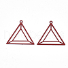 430 Stainless Steel Filigree Pendants X-STAS-S108-21D-2