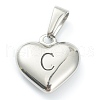 304 Stainless Steel Pendants STAS-P278-01C-P-1