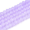Baking Painted Imitation Jade Glass Bead Strands DGLA-A034-J8MM-A50-1