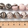 Natural Argentina Rhodonite Beads Strands G-G271-B02-12mm-5