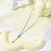 1.5mm Rack Plating Brass Wheat Chain Adjustable Slider Necklaces for Women Men MAK-L044-07P-3