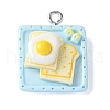 Opaque Resin Pendants RESI-S019-02A-1