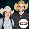  6Pcs 6 Style Imitation Leather Southwestern Cowboy Hat Band FIND-NB0004-58-5