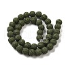 Natural Lava Rock Bead Strands G-L435-03-8mm-20-2