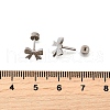 304 Stainless Steel Stud Earrings EJEW-H161-01P-F-5