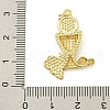 Rack Plating Brass Enamel Pendants KK-U029-14G-3