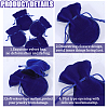 Beebeecraft 20Pcs Gourd Velvet Drawstring Bags TP-BBC0001-07B-03-6