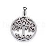 Non-Tarnish 304 Stainless Steel Pendants STAS-P063-07P-1
