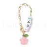 Acrylic Flower Cup Charms HJEW-JM02848-5