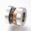 304 Stainless Steel Cubic Zirconia Pendants STAS-F168-57RGB-1