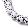 10Pcs 10 Styles Sport Ball Acrylic Beaded Stretch Bracelet Sets BJEW-JB10658-5
