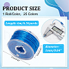 25 Rolls 25 Colors Flat Elastic Crystal String EW-WH0013-29-2