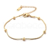 304 Stainless Steel Satellite Chains Bracelets for Women BJEW-D337-01D-G-4