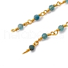 Brass Chain Necklace Making KK-K337-13G-3