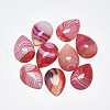 Natural Banded Agate/Striped Agate Cabochons G-T122-23A-1