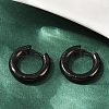 202 Stainless Steel Polishing Hoop Earrings EJEW-M106-02EB-02-1