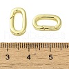 Brass Spring Gate Rings KK-B089-03B-G-3
