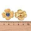 304 Stainless Steel Natural Paua Shell Stud Earrings EJEW-Z103-12G-5