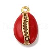 Brass Enamel Pendants KK-I276-24G-2