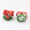 Autumn Theme Mushroom Resin Decoden Cabochons CRES-R183-06D-2