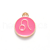 Alloy Enamel Pendants ENAM-S124-01A-03G-3