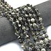 Natural Black Netstone Beads Strands G-I376-A69-01-1