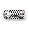 Tibetan Style 304 Stainless Steel Magnetic Clasps with Glue-in Ends STAS-G276-28AS-1