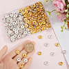 SOFPLATE 300Pcs 2 Colors Brass Rhinestone Spacer Beads RB-SP0001-04-3