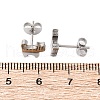 Tarnish Resistant 304 Stainless Steel Stud Earrings X-EJEW-F227-06P-2
