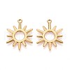 304 Stainless Steel Pendants STAS-T065-06G-1