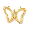 Rack Plating Brass Pave Clear Cubic Zirconia Pendant Cabochon Settings KK-M285-21G-1