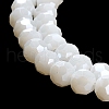 Electroplate Opaque Glass Beads Strands EGLA-A035-P6mm-A01-3