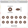   300Pcs Tibetan Style Alloy Beads Daisy Spacer Beads TIBEB-PH0005-30R-2