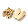 Brass Micro Pave Cubic Zirconia Pendants KK-P308-60G-2