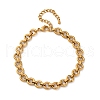 304 Stainless Steel Ring Link Chain Anklets AJEW-A057-11G-4