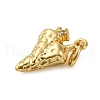 Brass Micro Pave Cubic Zirconia Pendants KK-P308-71G-2