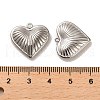 Non-Tarnish 304 Stainless Steel Pendants STAS-L022-032P-01-3